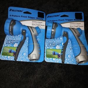 Strom Blue and Gray 8-Pattern Front Trigger Nozzle $10 Each